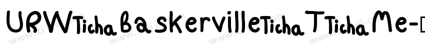 URW Baskerville T Me字体转换